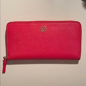 Tory Burch Red Wallet